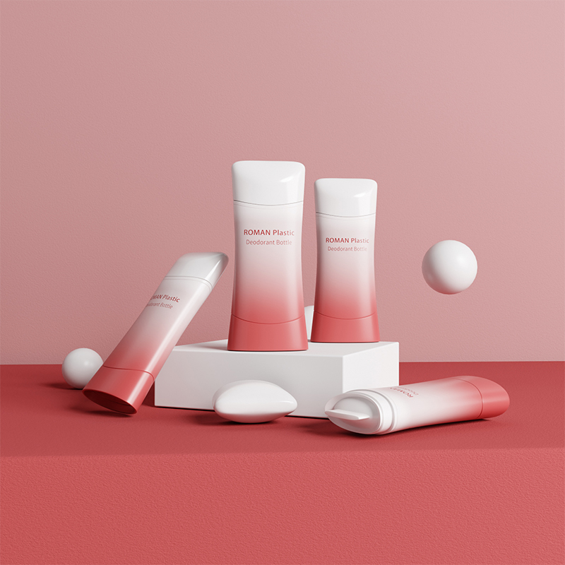 Leere 75-ml-Twist-up-Roll-on-Gel-Sonnenschutzstift-Behälter aus Kunststoff, Deodorant-Verpackung aus Kunststoff