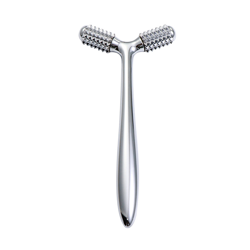 Geschenkset Schönheitspflege Y-Form Mini-Roller 3D-Metallgriff Home Roller Massageroller Gesichts-Augen-Entspannungs-Massagegerät Geschenkset Schönheitspflege Y-Form Mini-Roller 3D-Metallgriff Home Roller Massageroller Gesichts-Augen-Entspannungs-Massagegerät