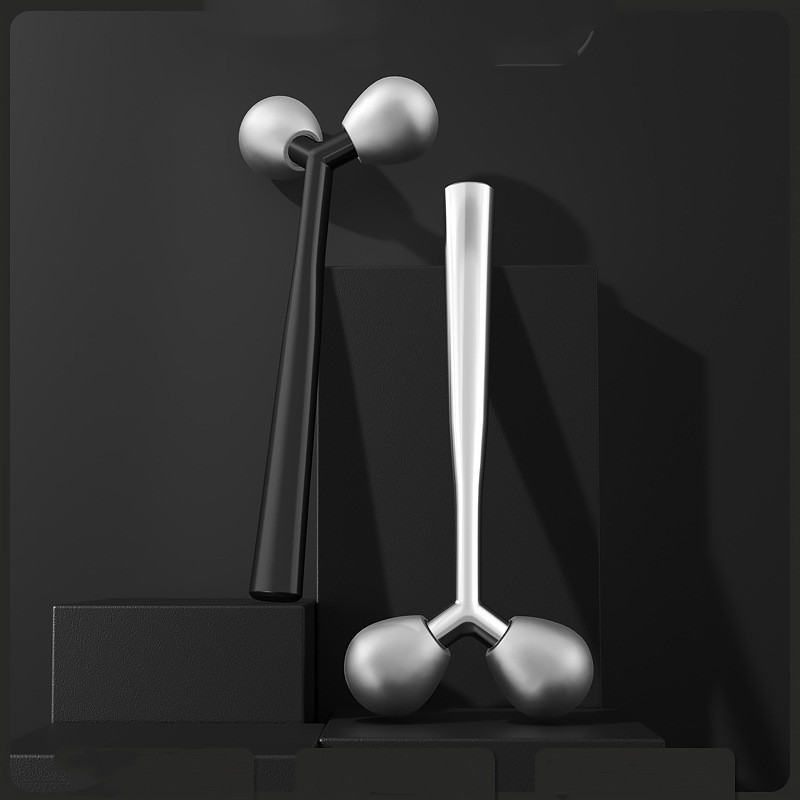 Handheld-Gesichtslifting-Y-Form-Schlankheits-3D-Rollenmassagegerät, um 360 Grad drehbare Gesichtsmassagerolle Handheld-Gesichtslifting-Y-Form-Schlankheits-3D-Rollenmassagegerät, um 360 Grad drehbare Gesichtsmassagerolle