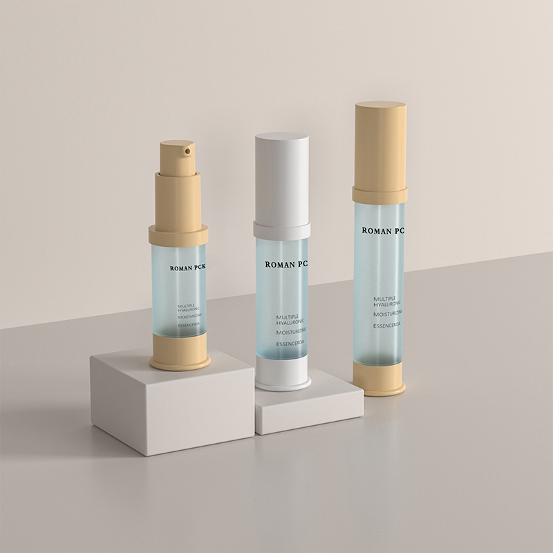 15 ml, 30 ml, 1 Unze, mattierte Airless-Pumpflasche, blau, schlanke Form, Zylinder, hoch, kosmetisches Creme-Gel für Gesichtsserum, Lotion, Rouge-Gel 15 ml, 30 ml, 1 Unze, mattierte Airless-Pumpflasche, blau, schlanke Form, Zylinder, hoch, kosmetisches Creme-Gel für Gesichtsserum, Lotion, Rouge-Gel