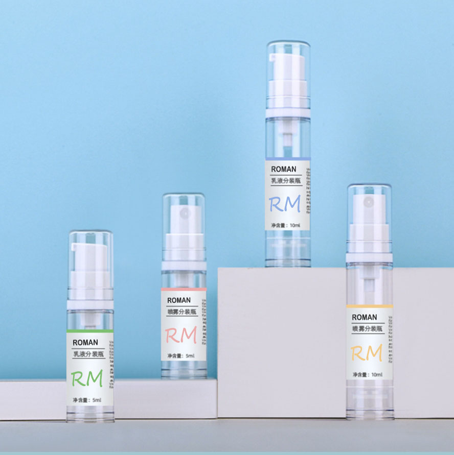 5 ml, 8 ml, 10 ml Mono-Kosmetik-Airless-Pumpflasche aus Kunststoff mit Antioxidations-Hautpflegeverpackung, perfekt für den täglichen Gebrauch und auf Reisen 5 ml, 8 ml, 10 ml Mono-Kosmetik-Airless-Pumpflasche aus Kunststoff mit Antioxidations-Hautpflegeverpackung, perfekt für den täglichen Gebrauch und auf Reisen