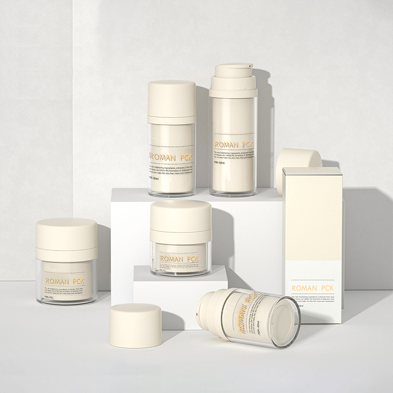 Airless-Flasche, 30 ml, 50 ml, 50 ml, 100 ml, Acryl-Airless-Flasche, Hautpflege, Airless-Pumpflasche für kosmetische Sonnenschutz-Hautpflege-Grundierungslotion