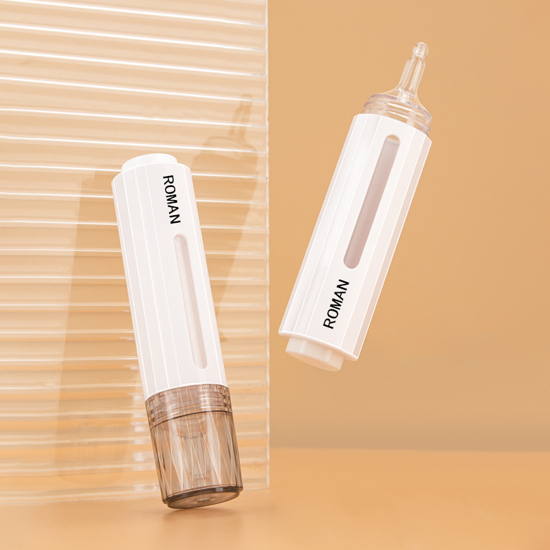 10 ml 15 ml kosmetische Spritze geformt Airless Pump Lotion Flasche Zahnaufhellung Gel Spritze für Serum Lotion Flasche