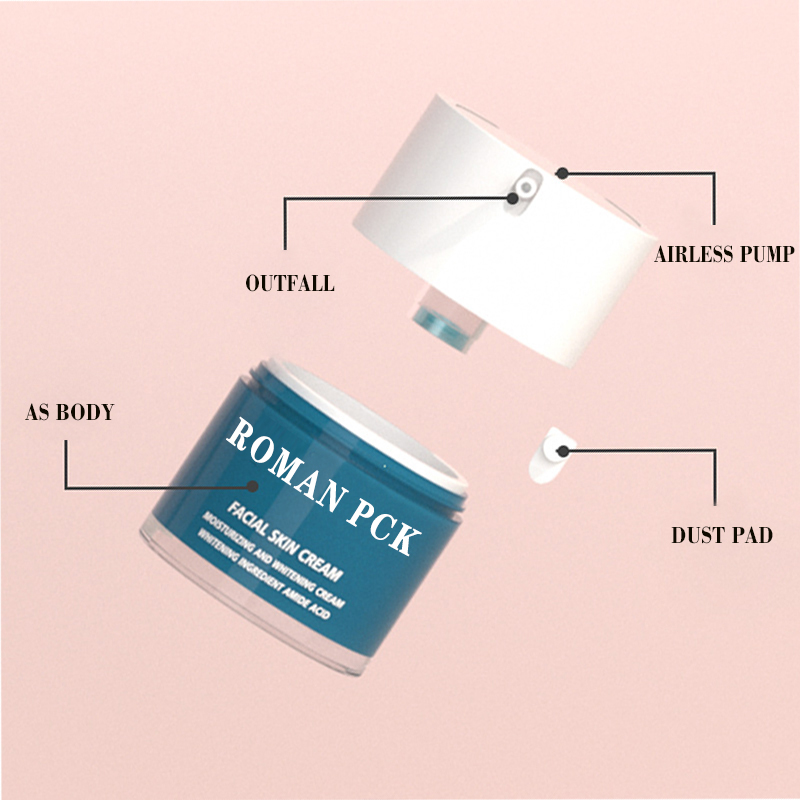 15g 30g 30ml 50ml 100ml Kunststoff-Hautpflege-Gesichtscreme Airless-Glas mit AS-Kappe für Lotion Essence Serum Cream 15g 30g 30ml 50ml 100ml Kunststoff-Hautpflege-Gesichtscreme Airless-Glas mit AS-Kappe für Lotion Essence Serum Cream