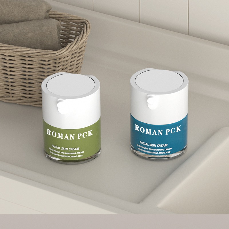 15g 30g 30ml 50ml 100ml Kunststoff-Hautpflege-Gesichtscreme Airless-Glas mit AS-Kappe für Lotion Essence Serum Cream 15g 30g 30ml 50ml 100ml Kunststoff-Hautpflege-Gesichtscreme Airless-Glas mit AS-Kappe für Lotion Essence Serum Cream