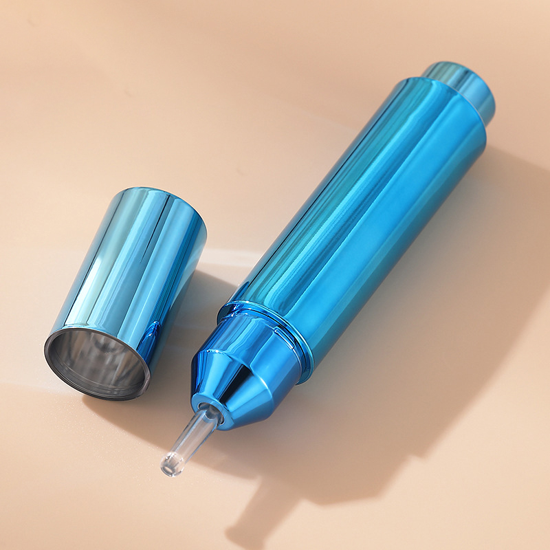 5 ml, 10 ml, 15 ml, Airless-Serumpumpe, Spritzenflasche, Ampullenförmige Kunststoff-Lotionflasche für Hautpflege, Gesichtsreiniger, Augencreme 5 ml, 10 ml, 15 ml, Airless-Serumpumpe, Spritzenflasche, Ampullenförmige Kunststoff-Lotionflasche für Hautpflege, Gesichtsreiniger, Augencreme