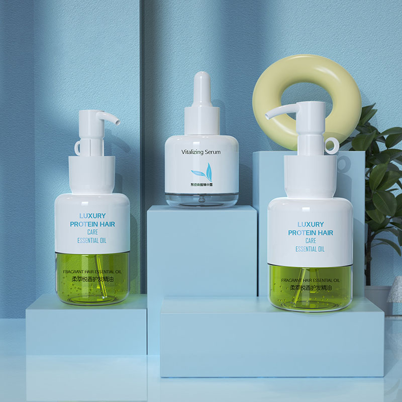 Großvolumige Pipette, 50 ml, 80 ml, 100 ml, Kunststoff-Haarölflaschen, Hautpflegeverpackung, leere Kunststoff-Körperölflaschenverpackung