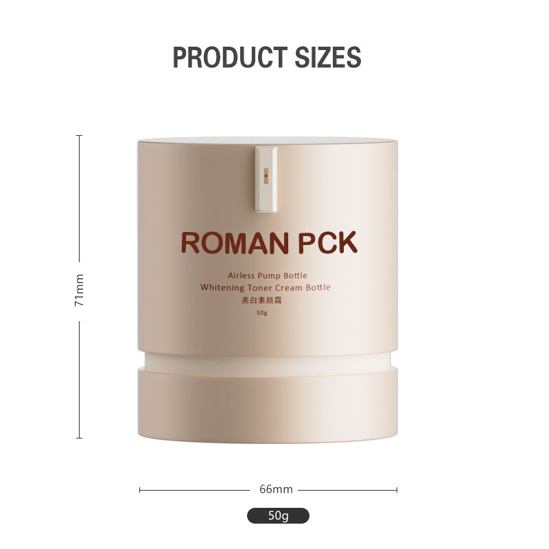 Zylindrische Airless-Flasche PP, leer, 15 g, 30 g, 50 g, kosmetische Gesichtscreme, Hautpflege, Foundation, Sonnenschutz, mattierte Vakuumpumpengläser Zylindrische Airless-Flasche PP, leer, 15 g, 30 g, 50 g, kosmetische Gesichtscreme, Hautpflege, Foundation, Sonnenschutz, mattierte Vakuumpumpengläser