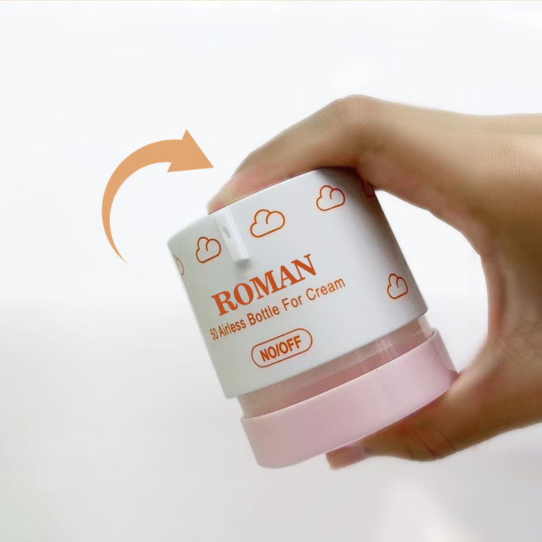 Zylindrische Airless-Flasche PP, leer, 15 g, 30 g, 50 g, kosmetische Gesichtscreme, Hautpflege, Foundation, Sonnenschutz, mattierte Vakuumpumpengläser Zylindrische Airless-Flasche PP, leer, 15 g, 30 g, 50 g, kosmetische Gesichtscreme, Hautpflege, Foundation, Sonnenschutz, mattierte Vakuumpumpengläser