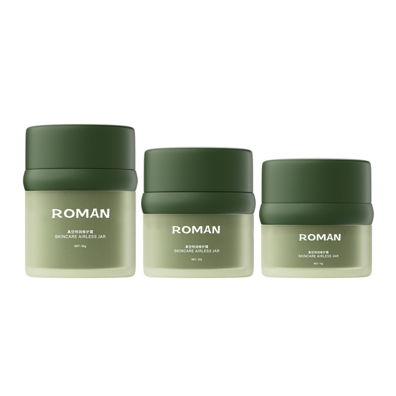 Tragbarer Airless-Behälter für kosmetische Hautpflege, Gesichtscreme, leerer Zylinder, Airless-Lotion-Flasche, 15 ml, 30 ml, 50 ml Tragbarer Airless-Behälter für kosmetische Hautpflege, Gesichtscreme, leerer Zylinder, Airless-Lotion-Flasche, 15 ml, 30 ml, 50 ml