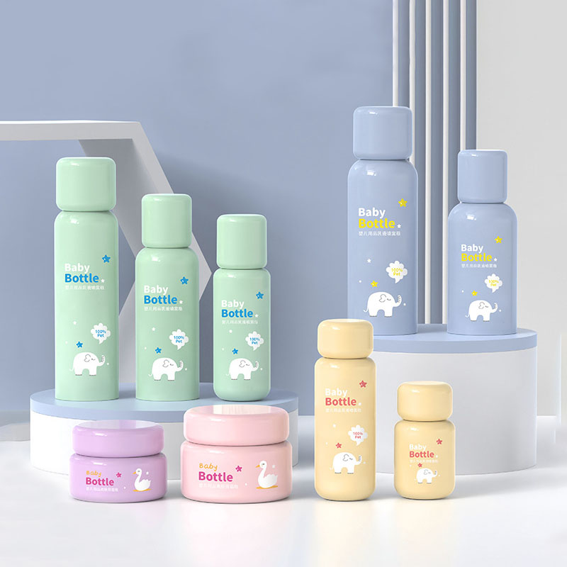 50 ml, 100 ml, 120 ml, 150 ml, 200 ml PET-Kunststoff-Kosmetik-Unterflasche für Sonnenschutz, Desinfektionsmittel, Feuchtigkeitsnebel, Spray, Parfüm, ätherische Öle