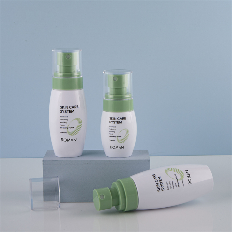 Sonnenschutzspray 40 ml 60 ml 80 ml feuchtigkeitsspendender Toner PET leere weiße Körper-Feinnebel-Sprühflasche für die Hautpflege Sonnenschutzspray 40 ml 60 ml 80 ml feuchtigkeitsspendender Toner PET leere weiße Körper-Feinnebel-Sprühflasche für die Hautpflege