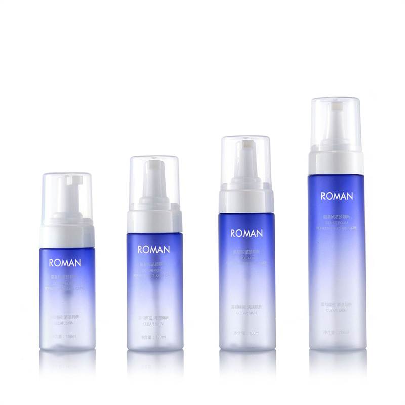 100 ml 120 ml 150 ml 200 ml PET Farbverlauf Blau Farbe Schaum Flüssigseifenspender Schäumende Pumpflasche Duschgel Handwaschflasche Badezimmerzubehör 100 ml 120 ml 150 ml 200 ml PET Farbverlauf Blau Farbe Schaum Flüssigseifenspender Schäumende Pumpflasche Duschgel Handwaschflasche Badezimmerzubehör