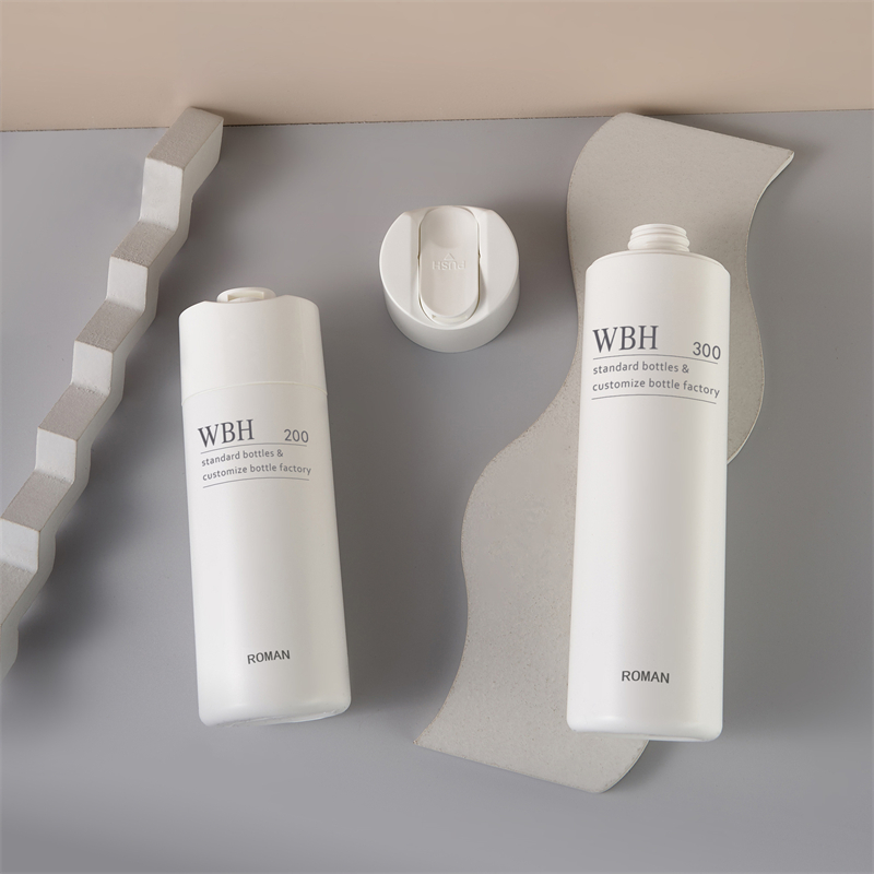 Kosmetische Kunststoff-Shampoo-Lotion, HDPE, 150 ml, 200 ml, 300 ml, weiße Squeeze-Körperpflegeflasche, Körperlotion, mattierte Flasche mit Scheibenverschluss Kosmetische Kunststoff-Shampoo-Lotion, HDPE, 150 ml, 200 ml, 300 ml, weiße Squeeze-Körperpflegeflasche, Körperlotion, mattierte Flasche mit Scheibenverschluss