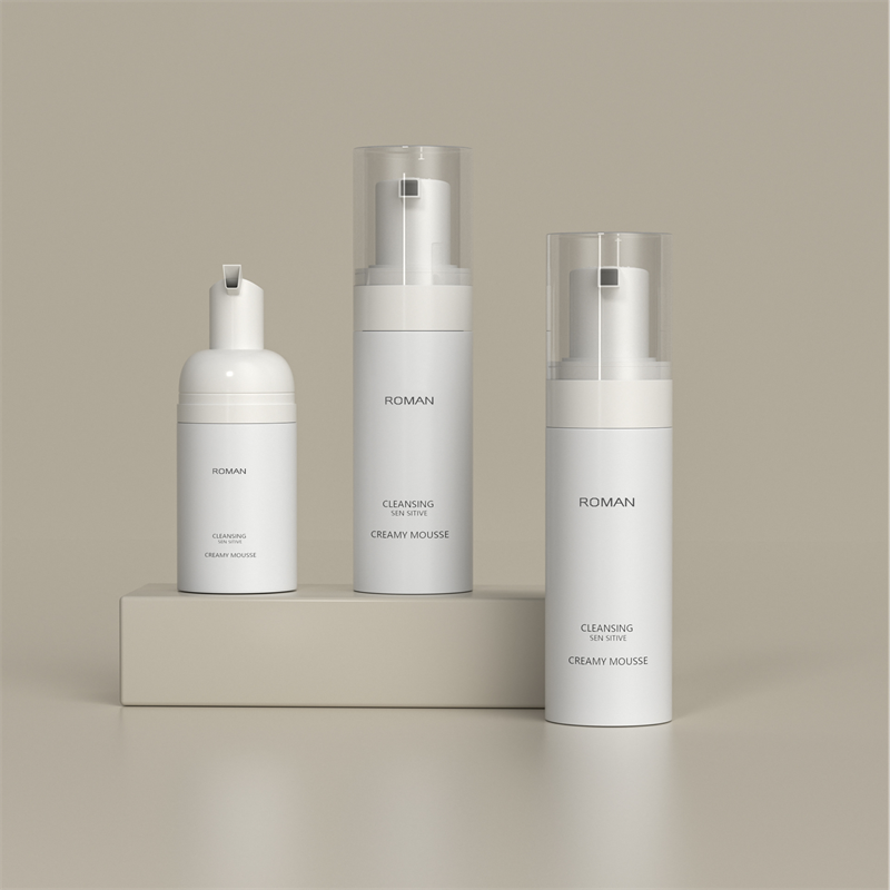 Leere tragbare 50 ml, 100 ml, 120 ml, 150 ml, 200 ml reinweiße Schaumseifenspender, kleine Plastikflasche für Männer, Rasieren, Gesichtswaschen und Waschen