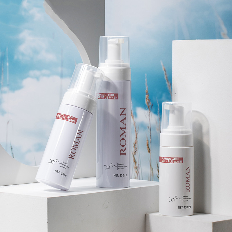 Kunststoff Sanfte Reinigung Schäumende Hand Seife Pumpe Flasche Schaum Spender Gesichts Hautpflege Reiniger Flasche 100ML 120ML 150ML 200ML