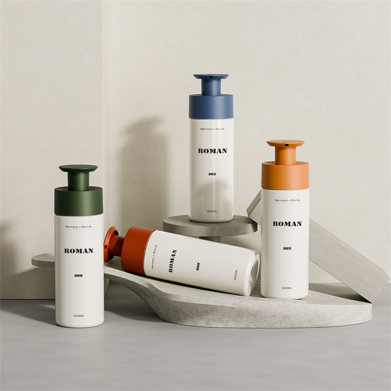 200 ml, 300 ml, 400 ml, 600 ml runde Pumpflaschen aus PET-Kunststoff für Shampoo, Körperwaschlotion, flüssige Handseife, Duschgel-Verpackung 200 ml, 300 ml, 400 ml, 600 ml runde Pumpflaschen aus PET-Kunststoff für Shampoo, Körperwaschlotion, flüssige Handseife, Duschgel-Verpackung