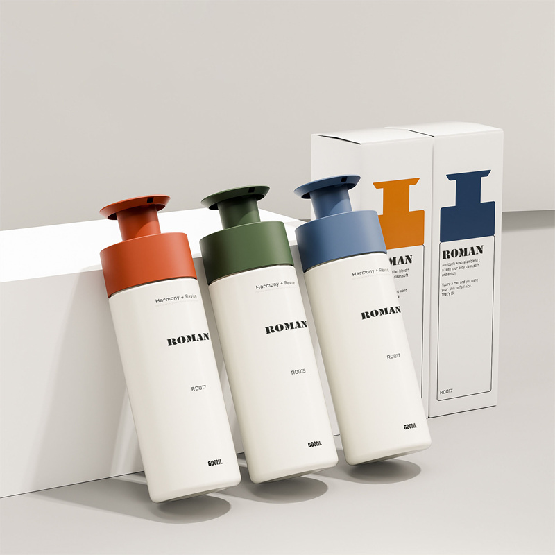 200 ml, 300 ml, 400 ml, 600 ml runde Pumpflaschen aus PET-Kunststoff für Shampoo, Körperwaschlotion, flüssige Handseife, Duschgel-Verpackung 200 ml, 300 ml, 400 ml, 600 ml runde Pumpflaschen aus PET-Kunststoff für Shampoo, Körperwaschlotion, flüssige Handseife, Duschgel-Verpackung