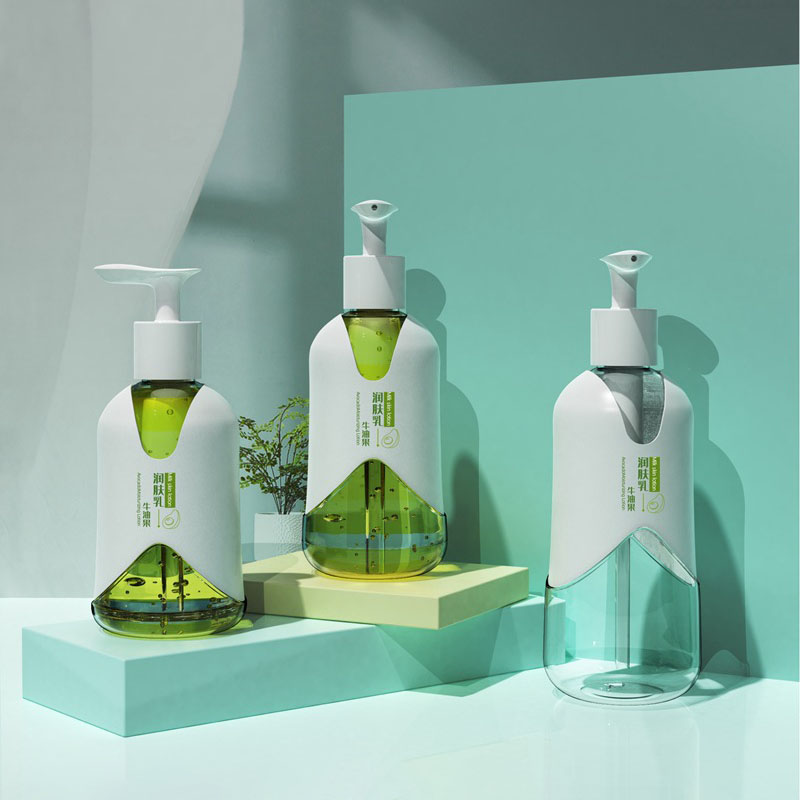 Langlebiger, leerer 300 ml, 500 ml, 700 ml Kunststoff-Körperfeuchtigkeitsspender, Wasserlotion, Creme, Hautpflegebehälter, Shampoo-Schaumflasche mit Pumpe