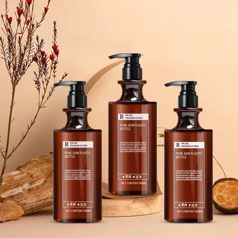 Hochwertige Gesichtswaschlotionflasche aus mattiertem Kunststoff mit gebogenem Hals für Hautpflegetonerflasche 100 ml, 200 ml, 300 ml, 500 ml mit Kugelverschluss Hochwertige Gesichtswaschlotionflasche aus mattiertem Kunststoff mit gebogenem Hals für Hautpflegetonerflasche 100 ml, 200 ml, 300 ml, 500 ml mit Kugelverschluss