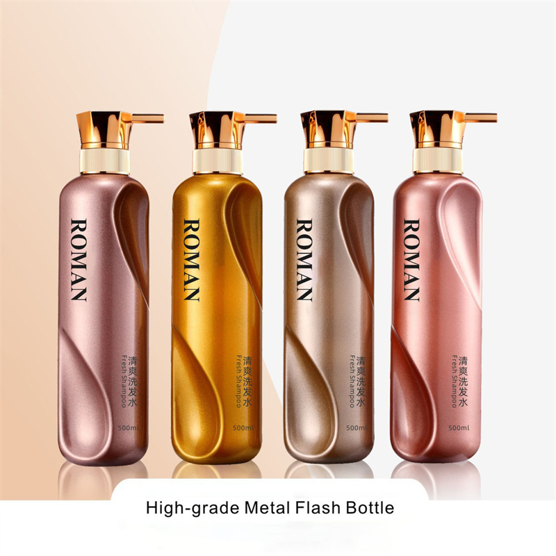 Innovation 300 ml 500 ml 750 ml Spiraloberfläche Shampoo Körperlotion Flasche Monoverpackung für Gesichtsmasken Reiniger