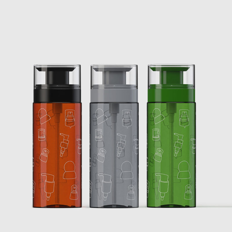 Plastikflaschen mit Pumpspender, auslaufsicher, großer, leerer, transparenter, bernsteinfarbener Zylinder, nachfüllbar für Shampoo, Haarspülung, Lotion, Öle Plastikflaschen mit Pumpspender, auslaufsicher, großer, leerer, transparenter, bernsteinfarbener Zylinder, nachfüllbar für Shampoo, Haarspülung, Lotion, Öle