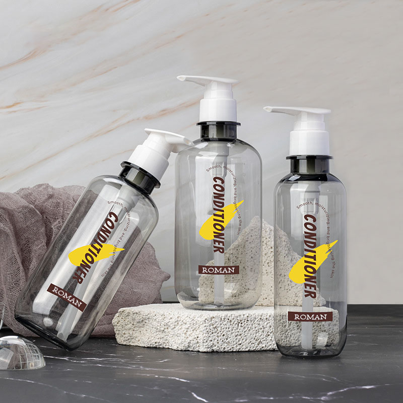 Leere Plastiklotionflaschen 300 ml 400 ml 500 ml 600 ml PET Boston Runde Shampoo-Conditioner-Flasche Duschgelspender Pumpflasche Leere Plastiklotionflaschen 300 ml 400 ml 500 ml 600 ml PET Boston Runde Shampoo-Conditioner-Flasche Duschgelspender Pumpflasche