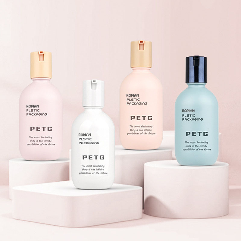 Nachfüllbare neue Design-Sonnenschutz-Verpackungsflasche mit Lichtschutzfaktor 50+, 50 ml, 80 ml, 130 ml, kosmetische Kunststoff-Sprühflasche für hautaufhellende Sonnenschutzlotion Nachfüllbare neue Design-Sonnenschutz-Verpackungsflasche mit Lichtschutzfaktor 50+, 50 ml, 80 ml, 130 ml, kosmetische Kunststoff-Sprühflasche für hautaufhellende Sonnenschutzlotion