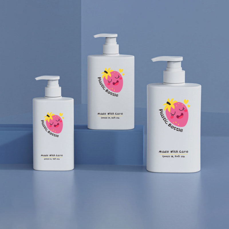 200 ml, 300 ml, 500 ml, rechteckige PET-Shampooflasche aus Kunststoff mit Schraubverschluss für Gesichtsmasken, Parfüm, ätherische Öle, Lotion, falsche Wimpern 200 ml, 300 ml, 500 ml, rechteckige PET-Shampooflasche aus Kunststoff mit Schraubverschluss für Gesichtsmasken, Parfüm, ätherische Öle, Lotion, falsche Wimpern