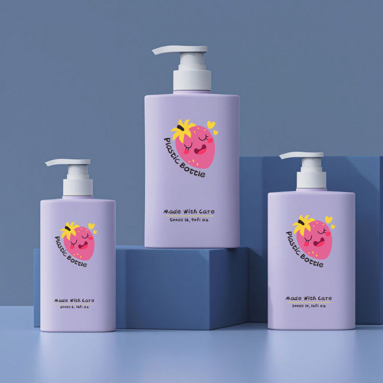 200 ml, 300 ml, 500 ml, rechteckige PET-Shampooflasche aus Kunststoff mit Schraubverschluss für Gesichtsmasken, Parfüm, ätherische Öle, Lotion, falsche Wimpern 200 ml, 300 ml, 500 ml, rechteckige PET-Shampooflasche aus Kunststoff mit Schraubverschluss für Gesichtsmasken, Parfüm, ätherische Öle, Lotion, falsche Wimpern