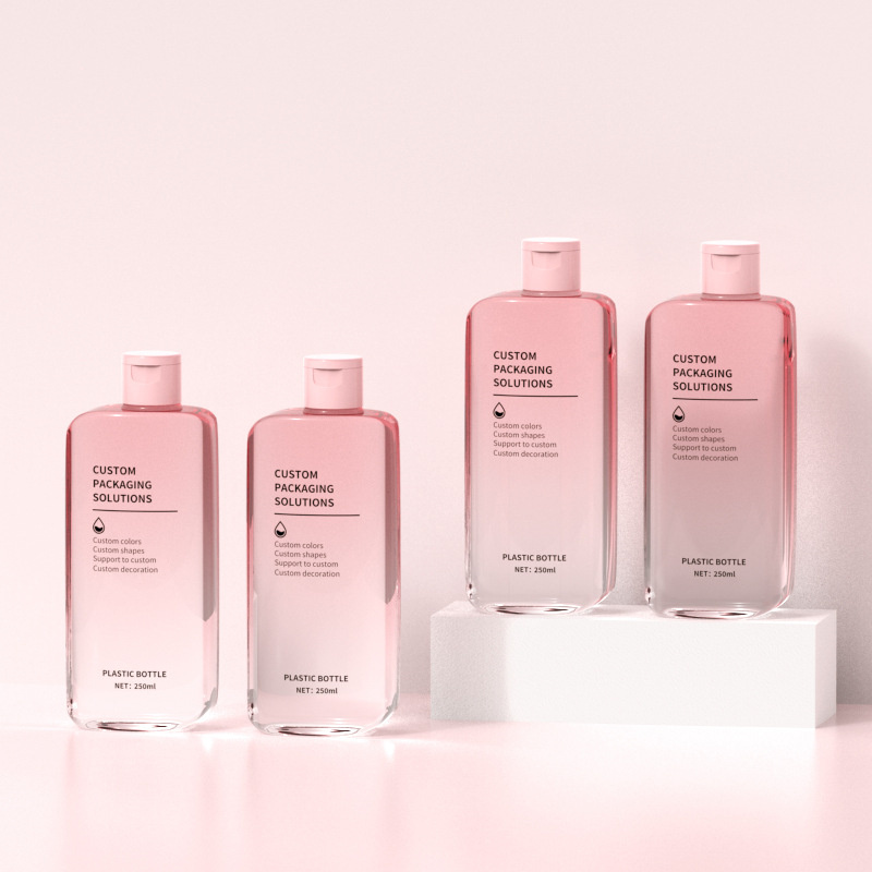 250 ml Flache Feuchtigkeitsspendende Massage Creme Flasche Gesichts Reiniger Körper Lotion Behälter Dusche Gel Shampoo Flasche Für Sonnencreme