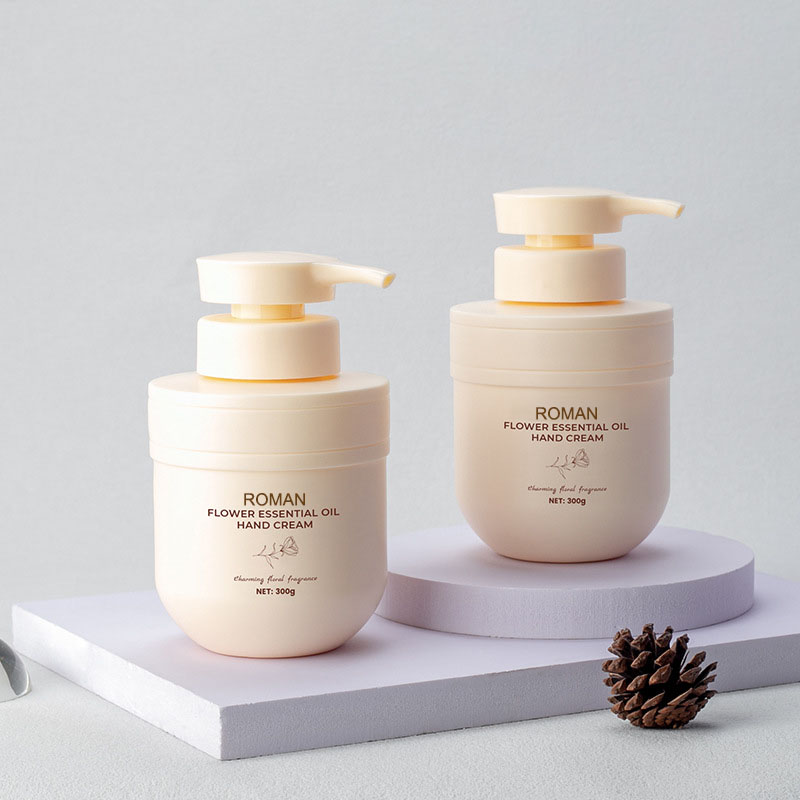 Langlebige, leere Kunststoff-PE-Körperwaschflasche, Hautpflegeverpackung, Soft-Touch-Baby-Shampoo-Flasche, Körperlotion-Flasche, 300 ml