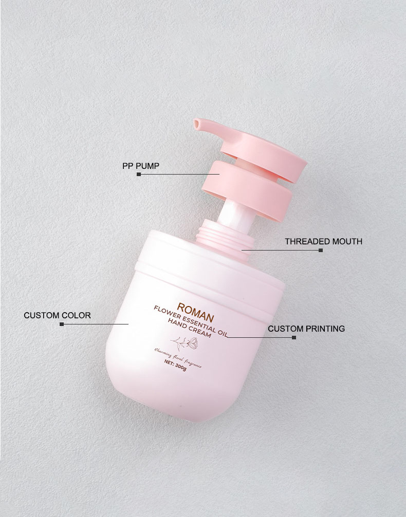 Langlebige, leere Kunststoff-PE-Körperwaschflasche, Hautpflegeverpackung, Soft-Touch-Baby-Shampoo-Flasche, Körperlotion-Flasche, 300 ml Langlebige, leere Kunststoff-PE-Körperwaschflasche, Hautpflegeverpackung, Soft-Touch-Baby-Shampoo-Flasche, Körperlotion-Flasche, 300 ml