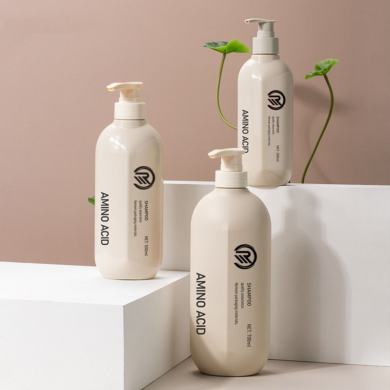 Neue Ankunft Luxus Kunststoff Leere Braun Duschgel 300 ml Shampoo Körper Lotion Conditioner Waschen Körper 500 ml 700 ml Pumpflasche