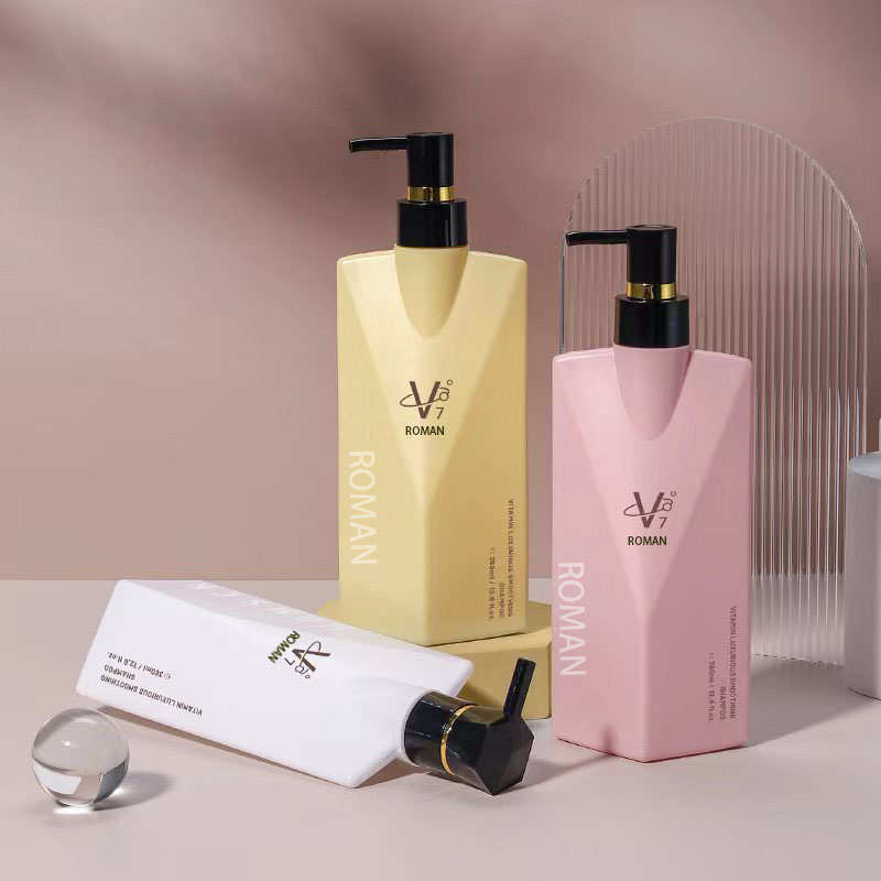 Hochwertige, nachfüllbare, leere, verdickte 350-ml-Kunststoff-Pump-Shampoo- und Conditioner-Spenderflaschen, Hautpflegeverpackung für Gesichtscreme Hochwertige, nachfüllbare, leere, verdickte 350-ml-Kunststoff-Pump-Shampoo- und Conditioner-Spenderflaschen, Hautpflegeverpackung für Gesichtscreme