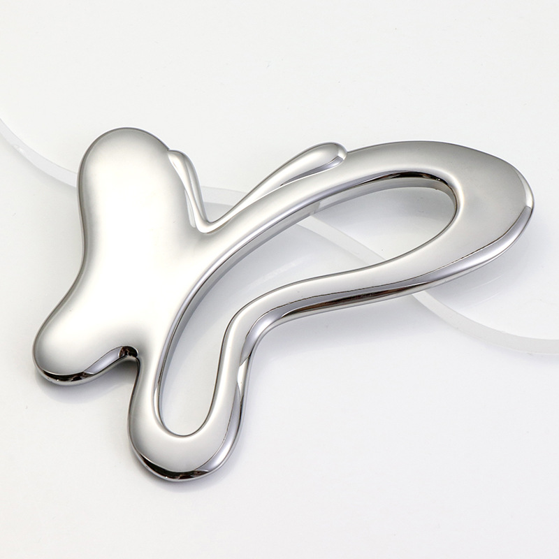 Schmetterling Zinklegierung Gua Sha Tool Handheld Beauty Tools Tragbares Augencreme-Stick-Massagegerät Schmetterling Zinklegierung Gua Sha Tool Handheld Beauty Tools Tragbares Augencreme-Stick-Massagegerät