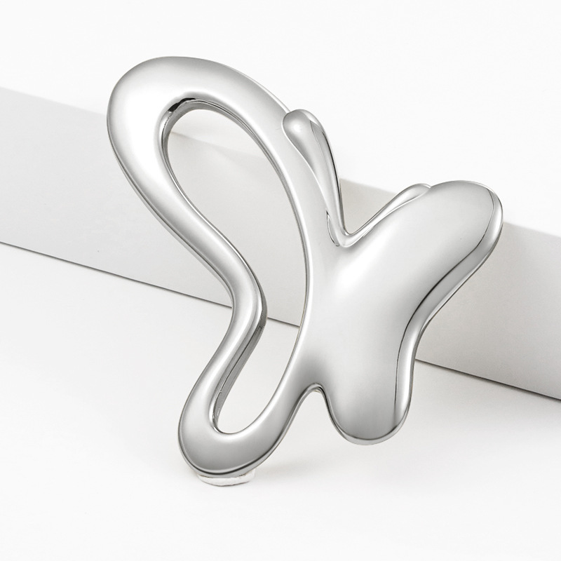 Schmetterling Zinklegierung Gua Sha Tool Handheld Beauty Tools Tragbares Augencreme-Stick-Massagegerät