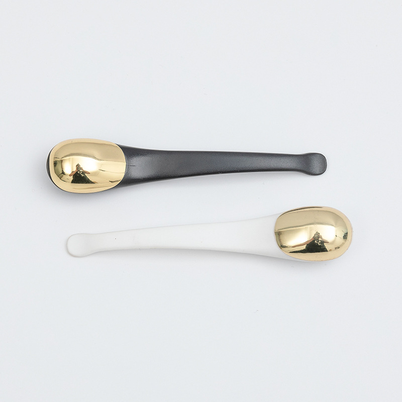 Gold Silber Kosmetik Spatel Scoop Hochwertige Metall Gesicht Augen Creme Löffel Schönheit Make-Up Gesichtsmaske Löffel Gold Silber Kosmetik Spatel Scoop Hochwertige Metall Gesicht Augen Creme Löffel Schönheit Make-Up Gesichtsmaske Löffel