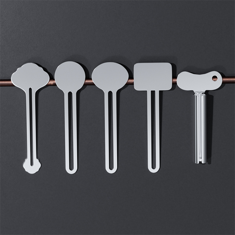 Metalltubenausdrücker, Rollenschlüssel, Zahnpasta-Ausdrücker, Metalltubenausdrücker, Schlüssel, Zahnpasta-Roller aus Edelstahl Metalltubenausdrücker, Rollenschlüssel, Zahnpasta-Ausdrücker, Metalltubenausdrücker, Schlüssel, Zahnpasta-Roller aus Edelstahl