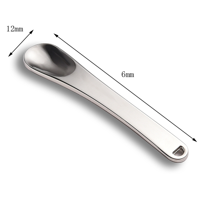 Mini-Make-up-Mischspatel, Metall-Kosmetiklöffelspatel Mini-Make-up-Mischspatel, Metall-Kosmetiklöffelspatel