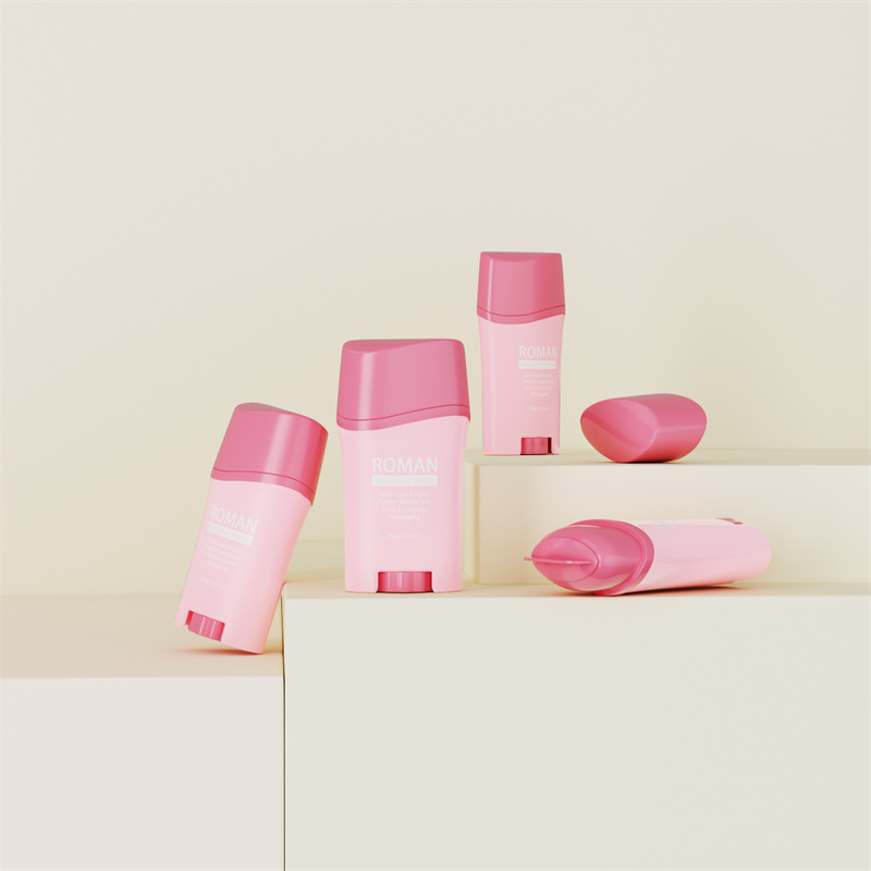 Twist-Up-Deodorant-Tube aus Kunststoff, rosa, leerer Deo-Stick-Behälter aus Kunststoff Twist-Up-Deodorant-Tube aus Kunststoff, rosa, leerer Deo-Stick-Behälter aus Kunststoff