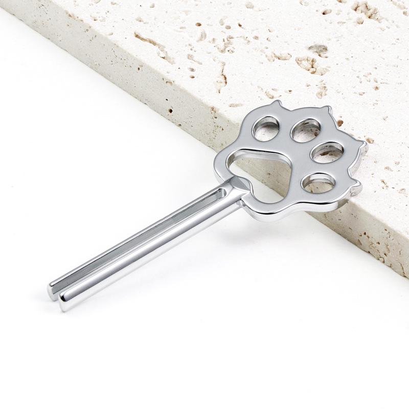 Einzigartiges Design eines katzenpfotenförmigen Tubenquetschers aus Zinklegierung für Katzenfutter Einzigartiges Design eines katzenpfotenförmigen Tubenquetschers aus Zinklegierung für Katzenfutter