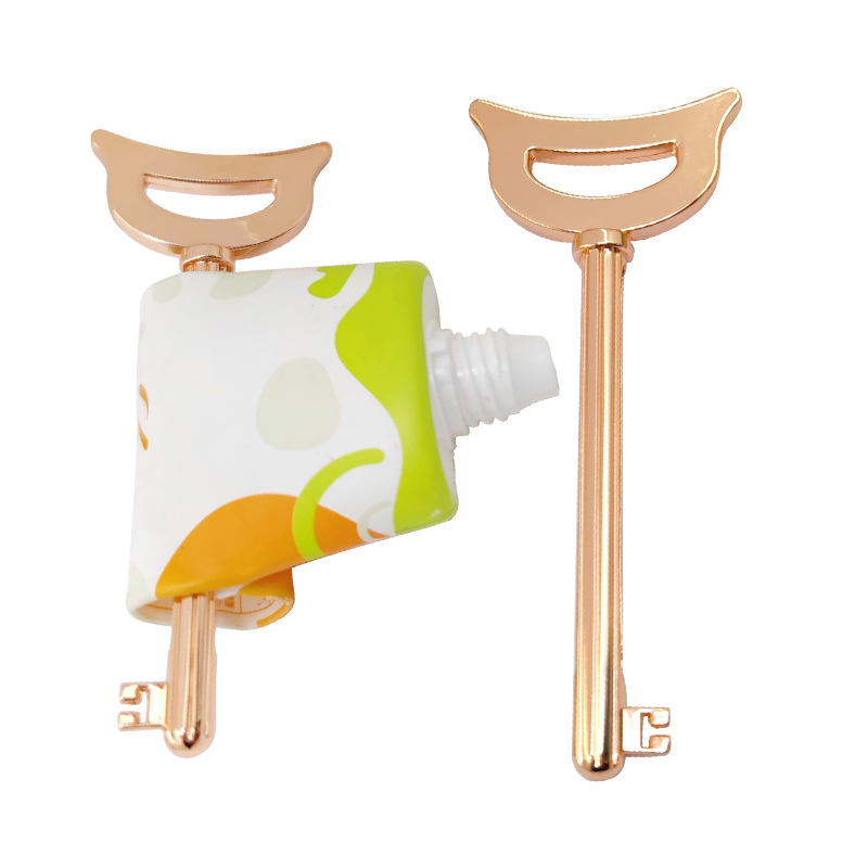 Einzigartiges Design des schlüsselförmigen Tubenausdrückers aus Zinklegierung für Zahnpasta, Kosmetik, Creme, Farbpackung Einzigartiges Design des schlüsselförmigen Tubenausdrückers aus Zinklegierung für Zahnpasta, Kosmetik, Creme, Farbpackung