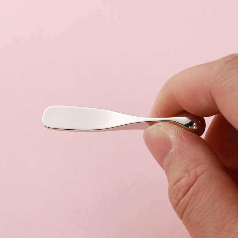 Augencreme-Spatel aus Zinklegierung, tragbares Schönheitswerkzeug, tragbares Augencreme-Stick-Massagegerät Augencreme-Spatel aus Zinklegierung, tragbares Schönheitswerkzeug, tragbares Augencreme-Stick-Massagegerät